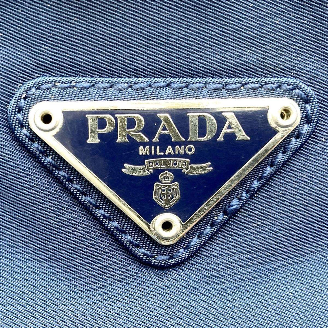 PRADA プラダ 
 ショルダーバッグ 
ナイロン ネイビー