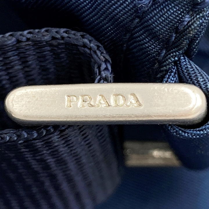 PRADA プラダ 
 ショルダーバッグ 
ナイロン ネイビー