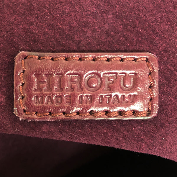 HIROFU ヒロフ 
 10949s ショルダーバッグ 
スウェード/レザー  ピンク