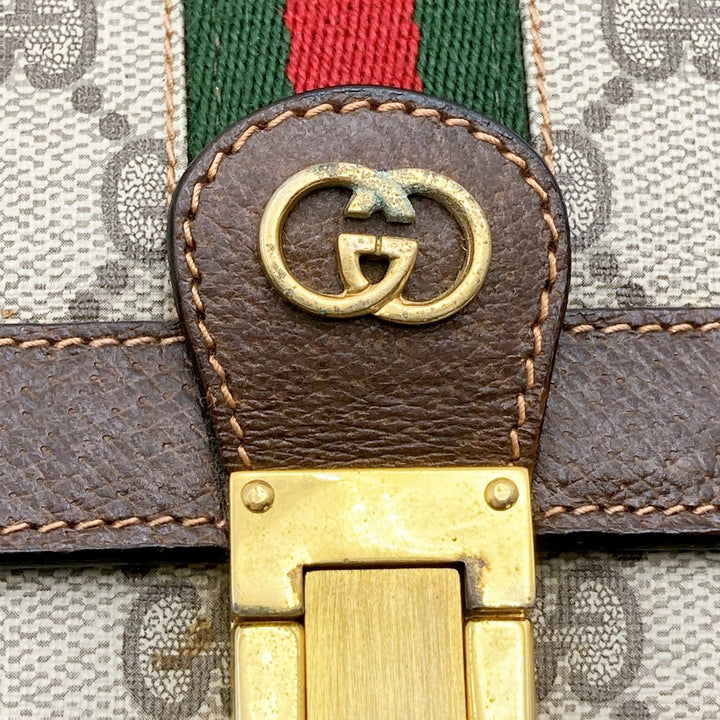GUCCI グッチ 
 ショルダーバッグ 
GGスプリームキャンバス ブラウン