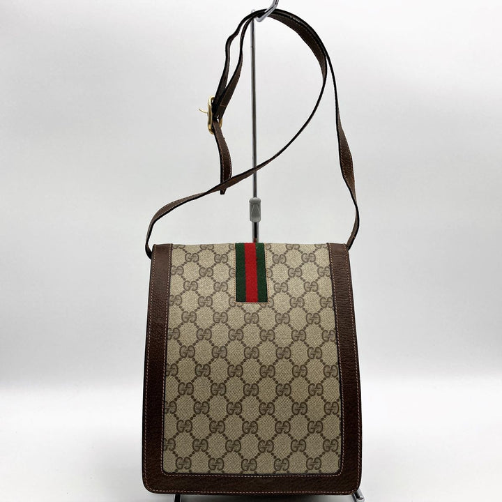 GUCCI グッチ 
 ショルダーバッグ 
GGスプリームキャンバス ブラウン