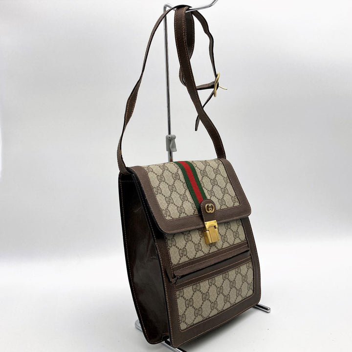 GUCCI グッチ 
 ショルダーバッグ 
GGスプリームキャンバス ブラウン