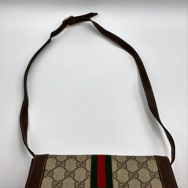 GUCCI グッチ 
 ショルダーバッグ 
GGスプリームキャンバス ブラウン