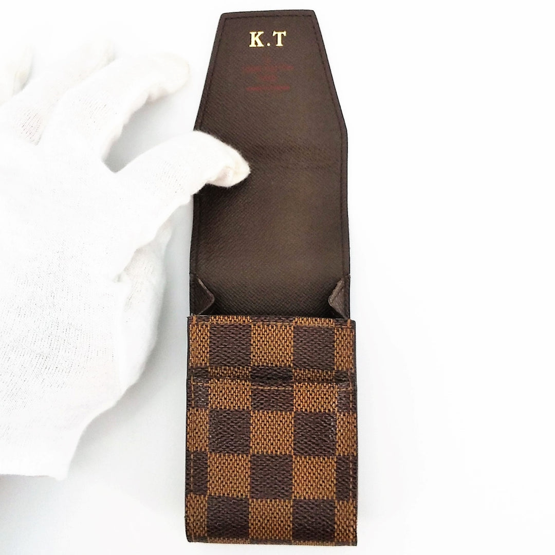 LOUIS VUITTON ルイ・ヴィトン 
 エテュイ・シガレット N63024 シガレットケース 
ダミエキャンバス ブラウン