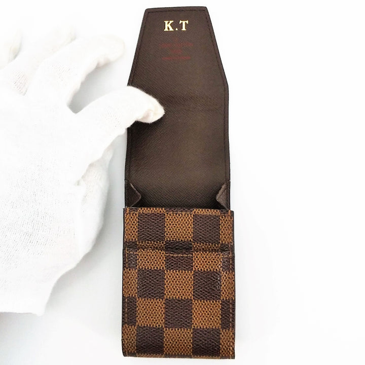 LOUIS VUITTON ルイ・ヴィトン 
 エテュイ・シガレット N63024 シガレットケース 
ダミエキャンバス ブラウン