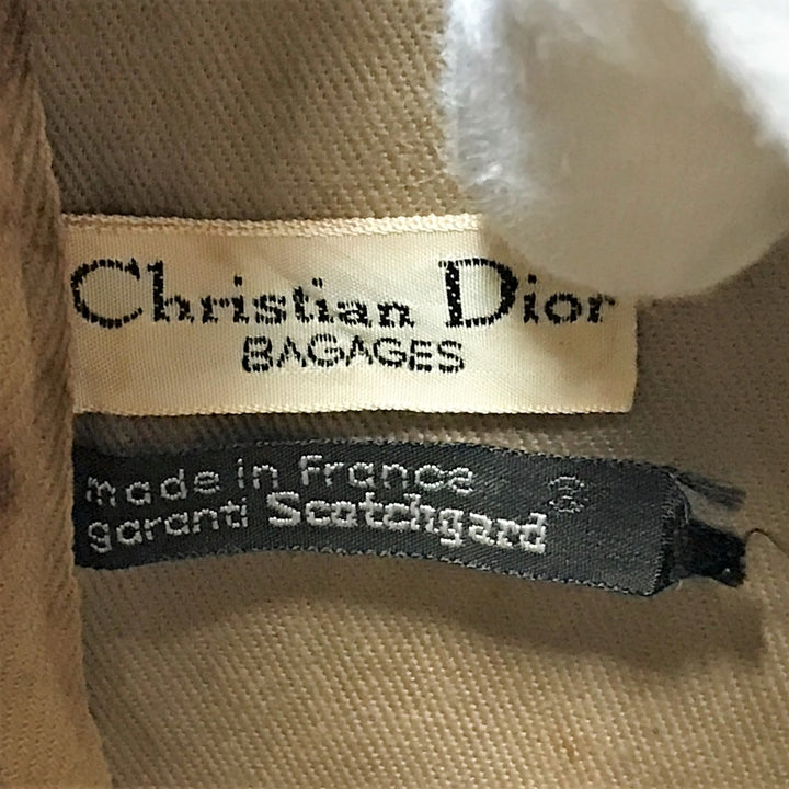 Christian Dior クリスチャンディオール 
 ハンドバッグ 
キャンバス/レザー  キャメル