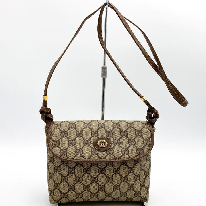 GUCCI グッチ 
 007・115・6087 ショルダーバッグ 
GGスプリームキャンバス ブラウン