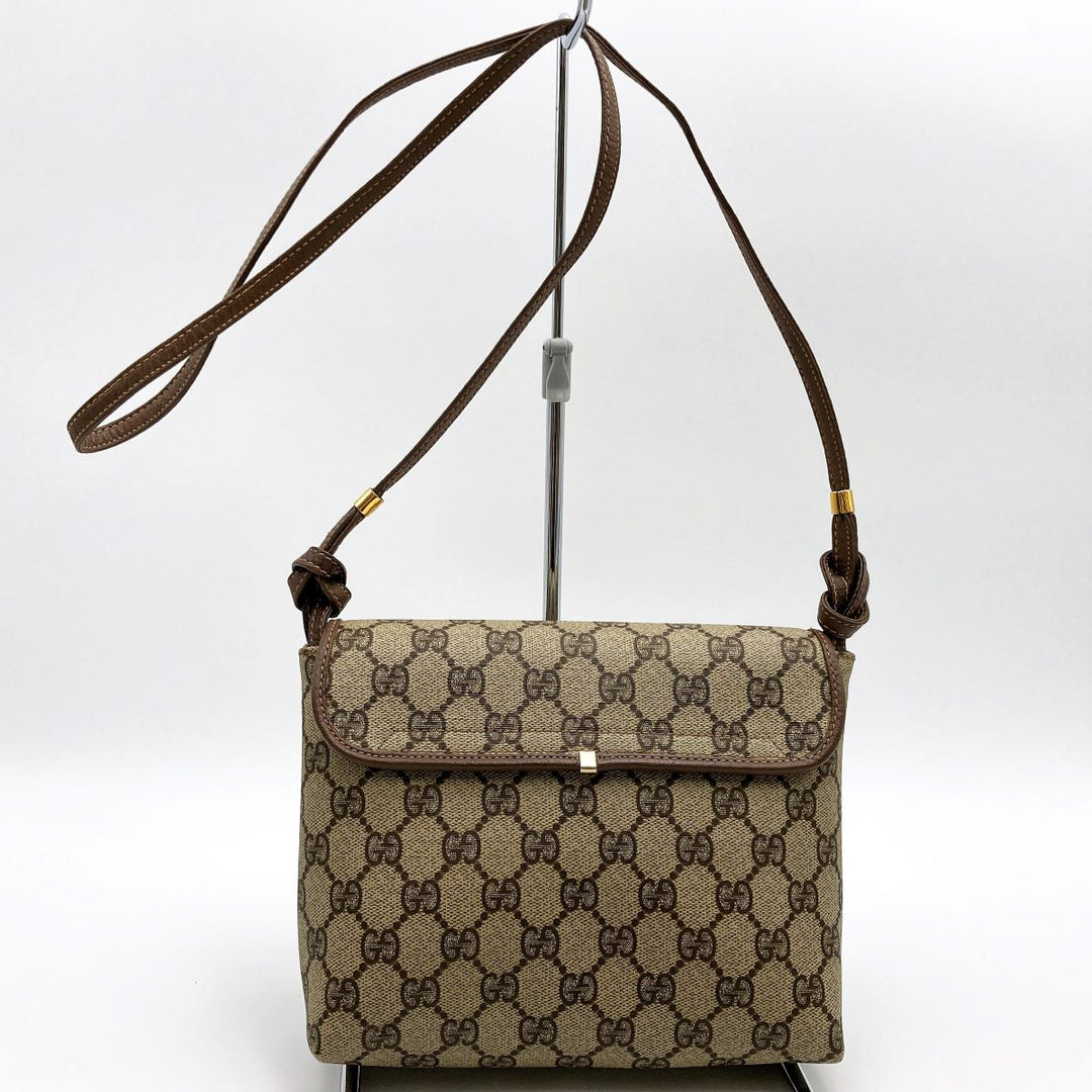 GUCCI グッチ 
 007・115・6087 ショルダーバッグ 
GGスプリームキャンバス ブラウン