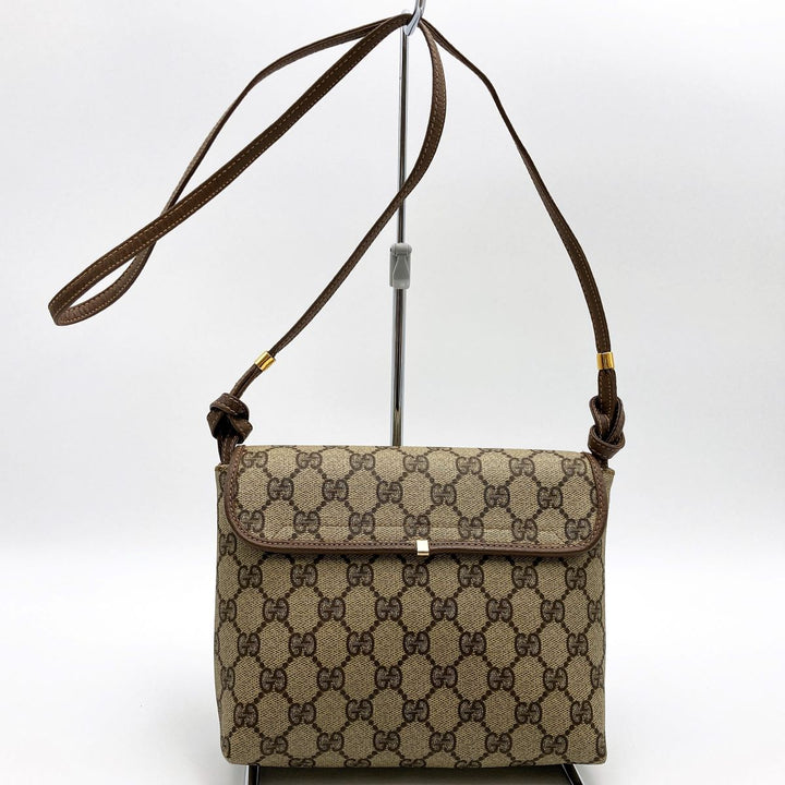 GUCCI グッチ 
 007・115・6087 ショルダーバッグ 
GGスプリームキャンバス ブラウン