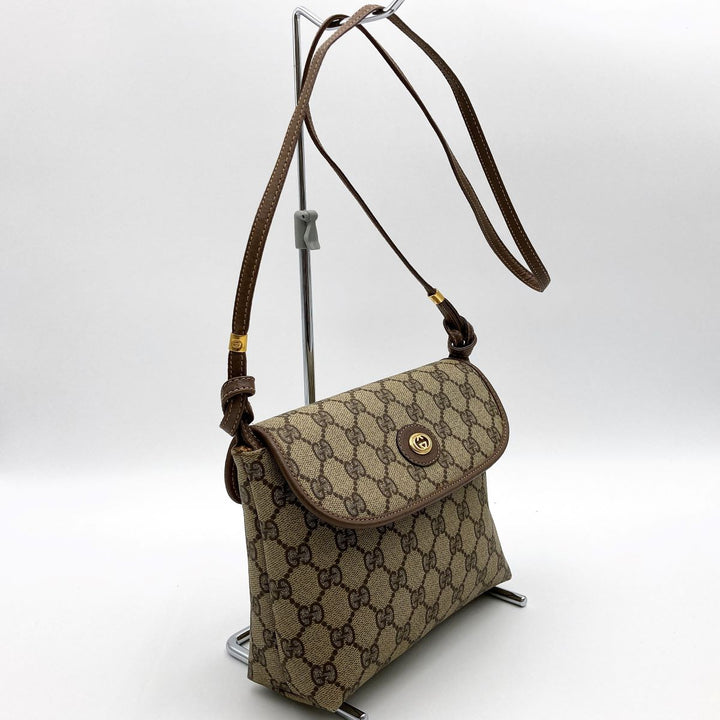 GUCCI グッチ 
 007・115・6087 ショルダーバッグ 
GGスプリームキャンバス ブラウン