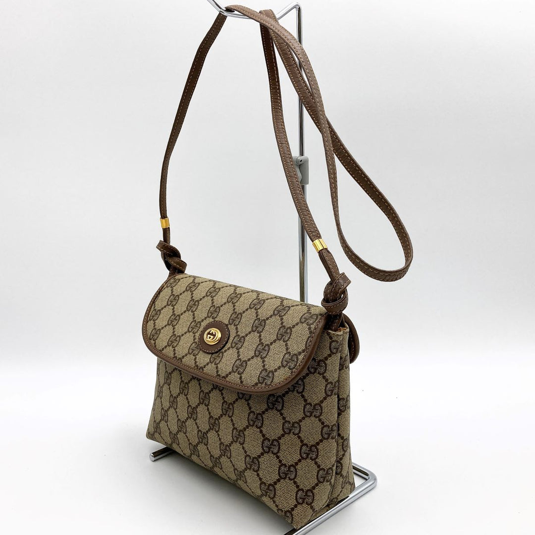 GUCCI グッチ 
 007・115・6087 ショルダーバッグ 
GGスプリームキャンバス ブラウン