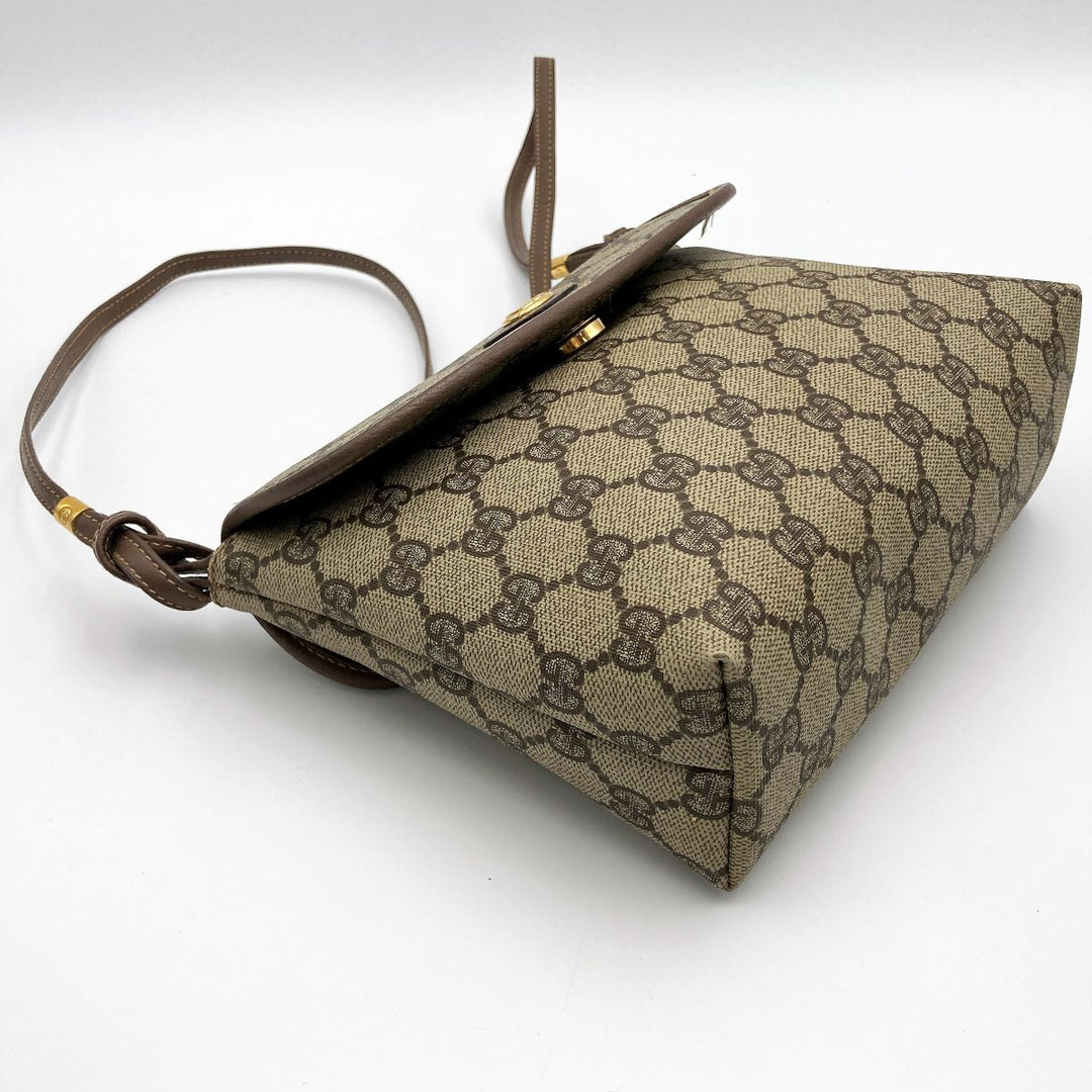 GUCCI グッチ 
 007・115・6087 ショルダーバッグ 
GGスプリームキャンバス ブラウン