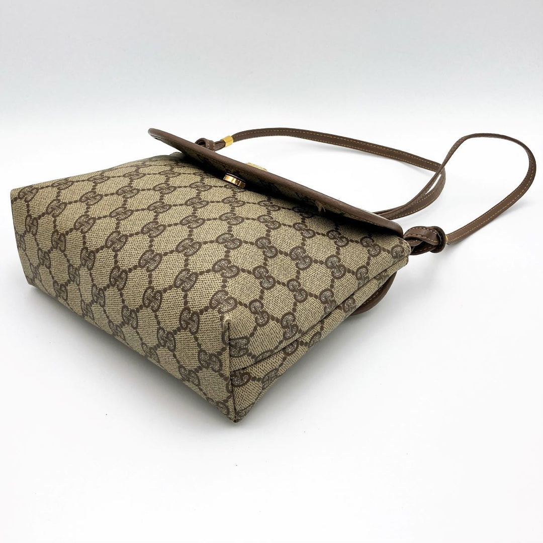 GUCCI グッチ 
 007・115・6087 ショルダーバッグ 
GGスプリームキャンバス ブラウン