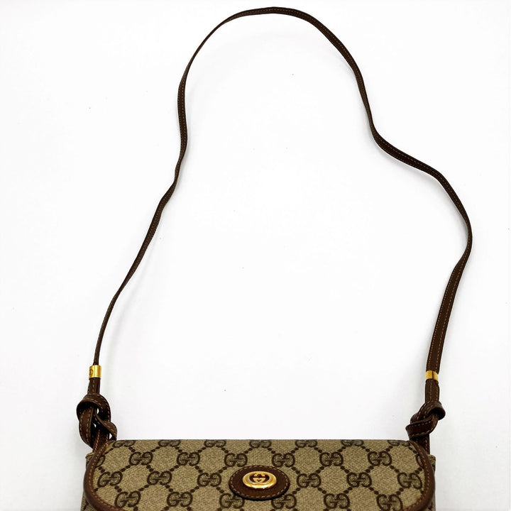 GUCCI グッチ 
 007・115・6087 ショルダーバッグ 
GGスプリームキャンバス ブラウン
