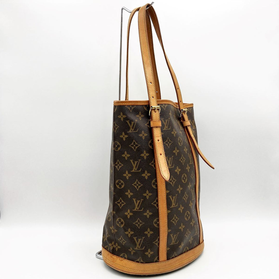 LOUIS VUITTON ルイ・ヴィトン 
 バケットGM M42236 ショルダーバッグ 
PVC ブラウン