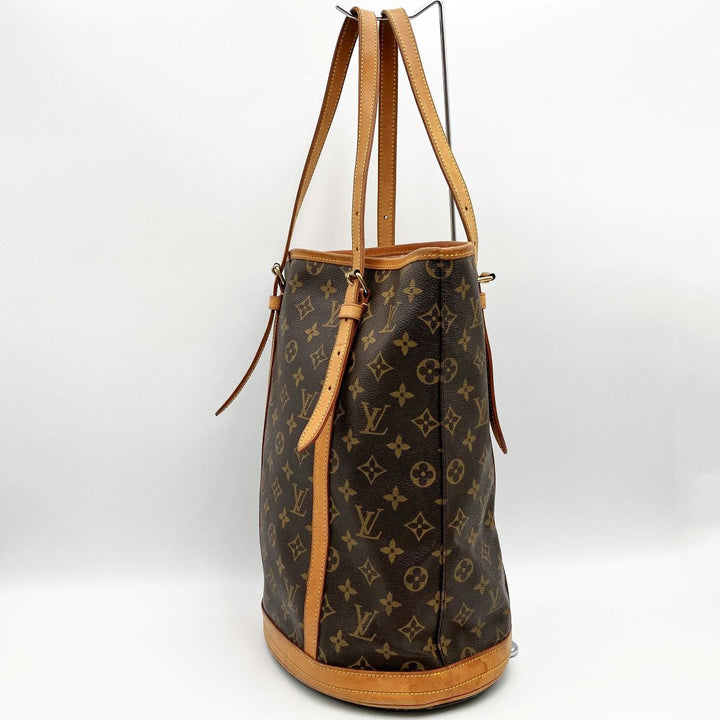 LOUIS VUITTON ルイ・ヴィトン 
 バケットGM M42236 ショルダーバッグ 
PVC ブラウン