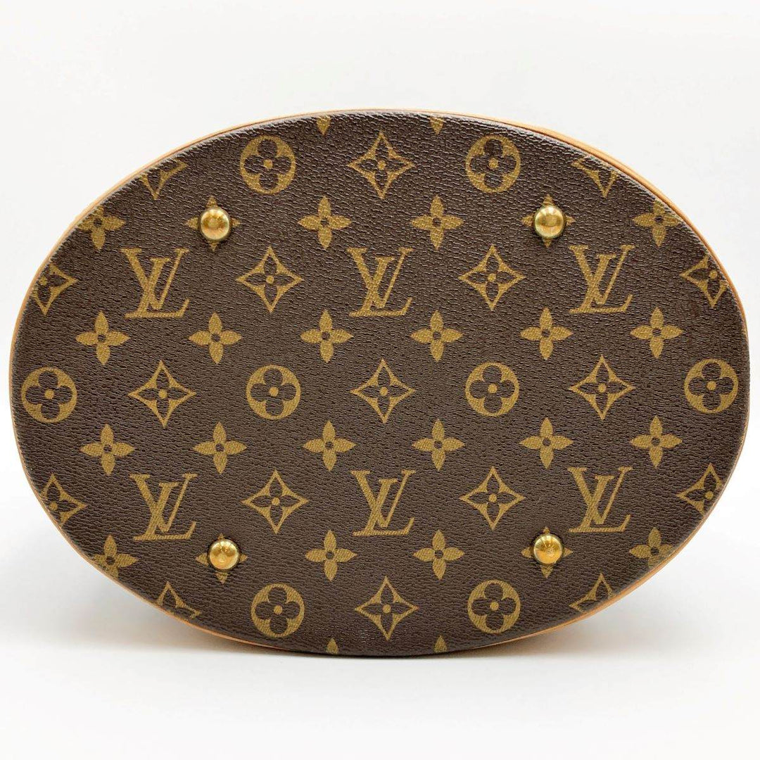 LOUIS VUITTON ルイ・ヴィトン 
 バケットGM M42236 ショルダーバッグ 
PVC ブラウン