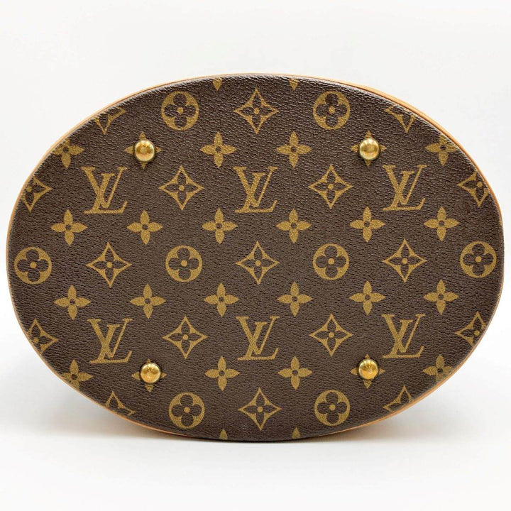 LOUIS VUITTON ルイ・ヴィトン 
 バケットGM M42236 ショルダーバッグ 
PVC ブラウン