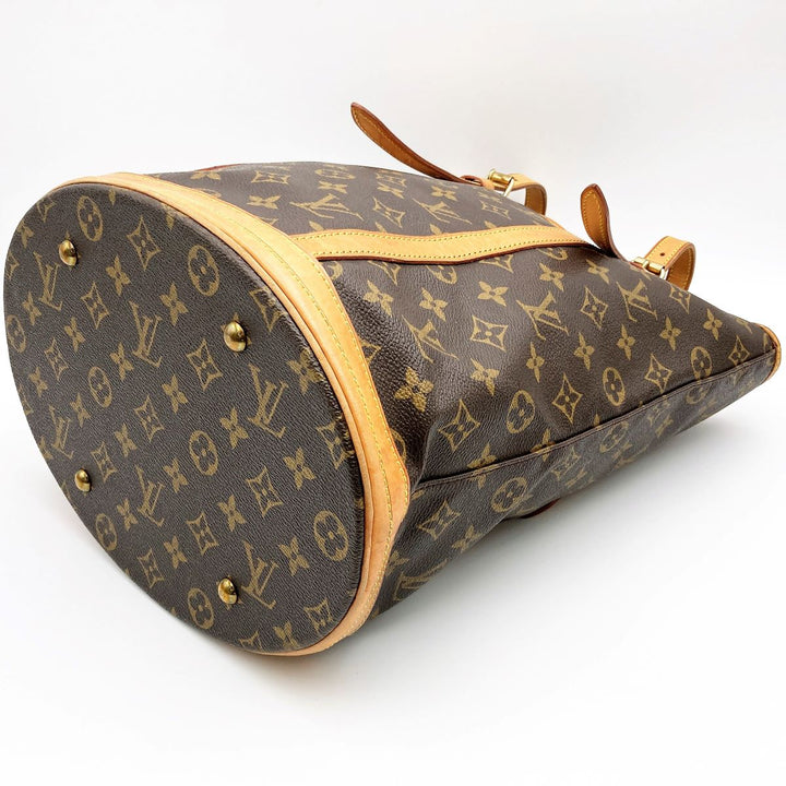 LOUIS VUITTON ルイ・ヴィトン 
 バケットGM M42236 ショルダーバッグ 
PVC ブラウン