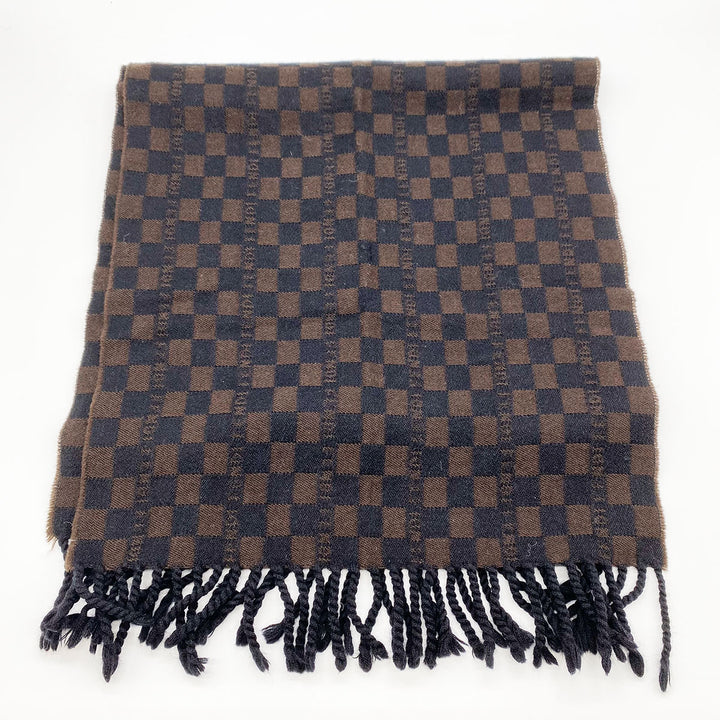 FENDI フェンディ 
 マフラー 
ウール ブラウン