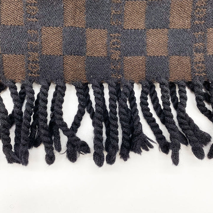 FENDI フェンディ 
 マフラー 
ウール ブラウン