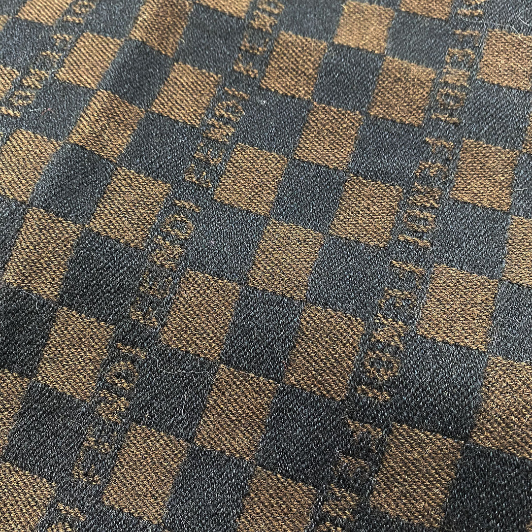 FENDI フェンディ 
 マフラー 
ウール ブラウン