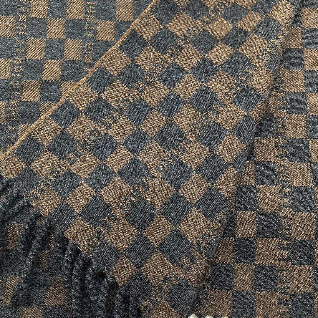 FENDI フェンディ 
 マフラー 
ウール ブラウン
