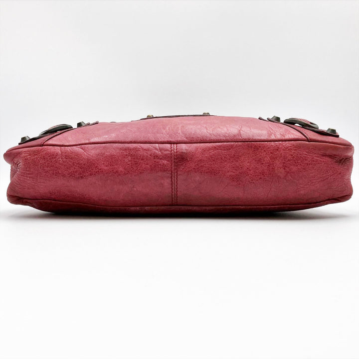 BALENCIAGA バレンシアガ 
 ハンドバッグ 
レザー レッド