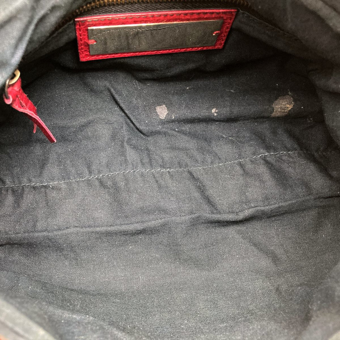 BALENCIAGA バレンシアガ 
 ハンドバッグ 
レザー レッド