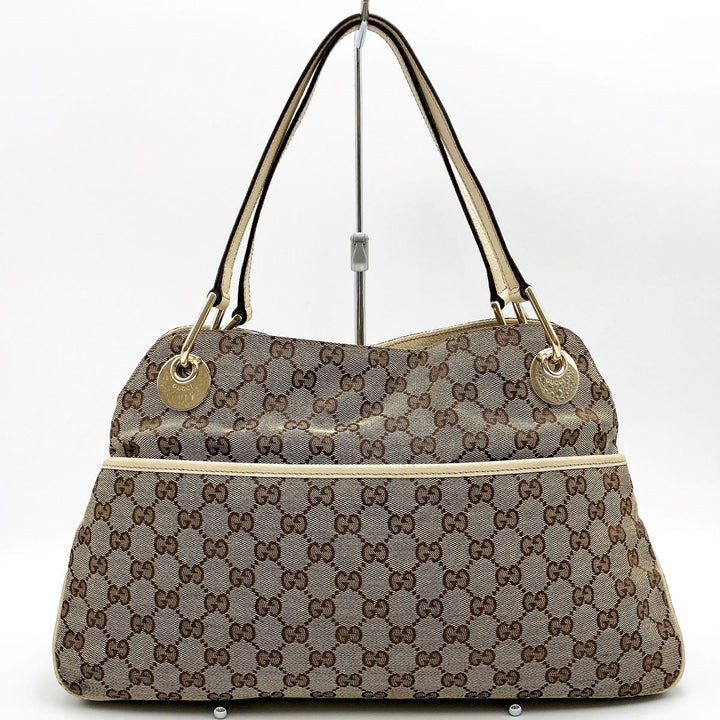 GUCCI グッチ 
 121023 ショルダーバッグ 
GGキャンバス ブラウン