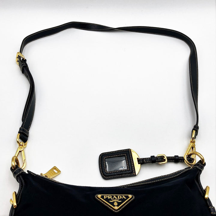 PRADA プラダ 
 ショルダーバッグ 
ナイロン ブラック