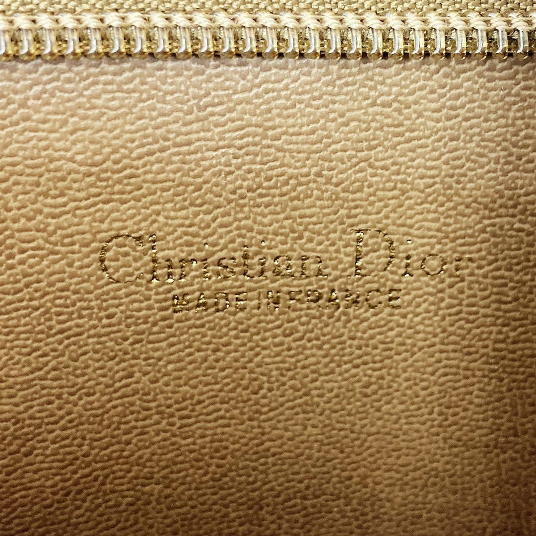 Christian Dior クリスチャンディオール 
 クラッチバッグ 
PVC ベージュ