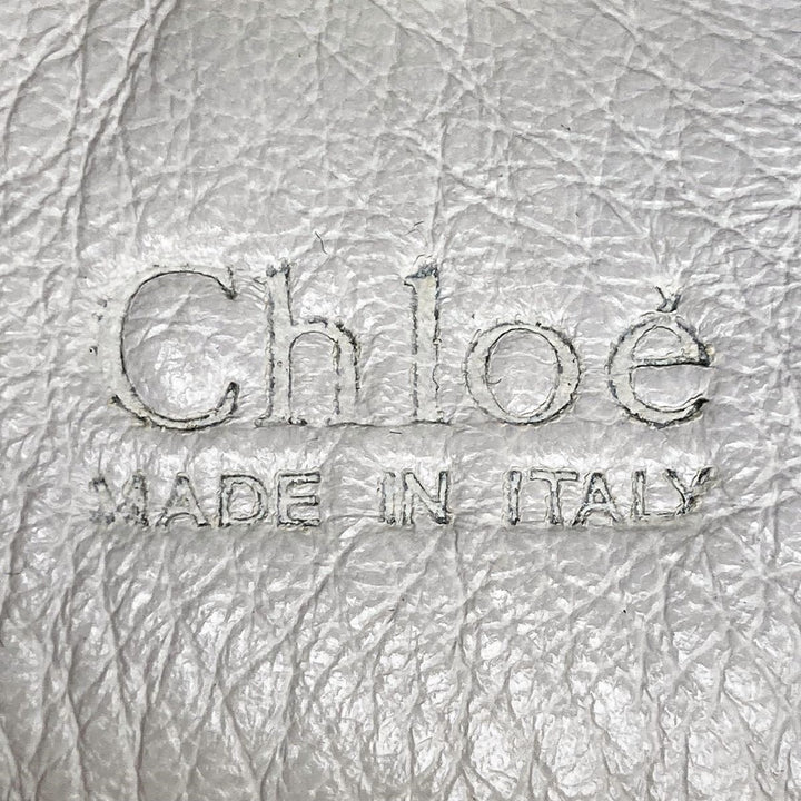 Chloe クロエ 
 パディントン ショルダーバッグ 
レザー ホワイト