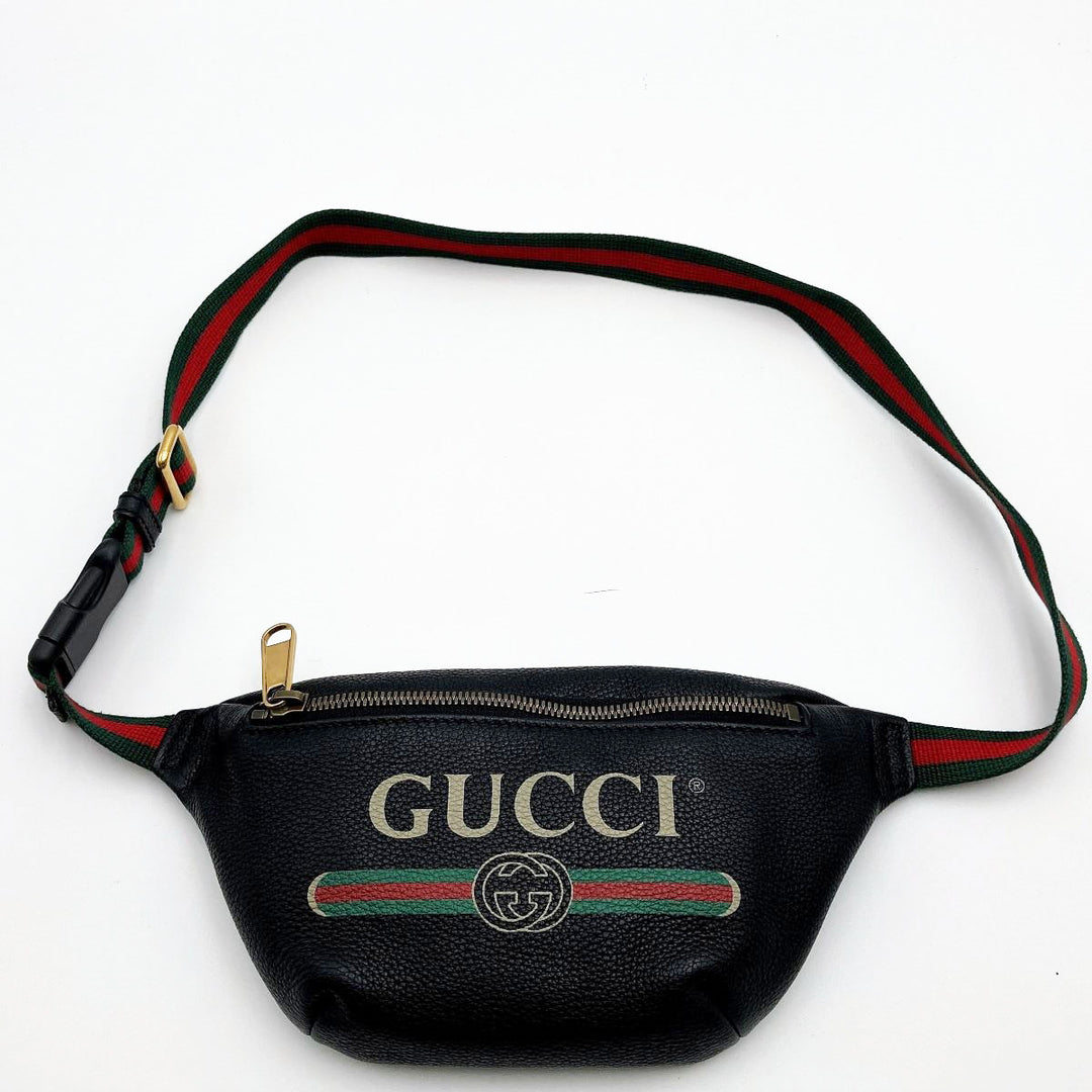 GUCCI グッチ 
 527792 ウエストバッグ 
レザー ブラック