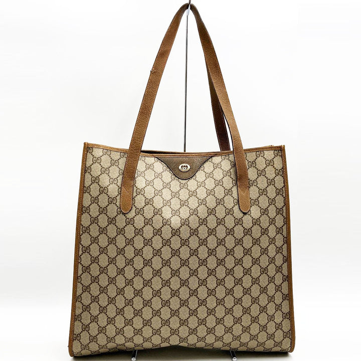 GUCCI グッチ 
 92・02・998 トートバッグ 
GGスプリームキャンバス/レザー  ベージュ