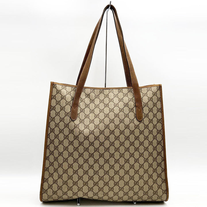 GUCCI グッチ 
 92・02・998 トートバッグ 
GGスプリームキャンバス/レザー  ベージュ