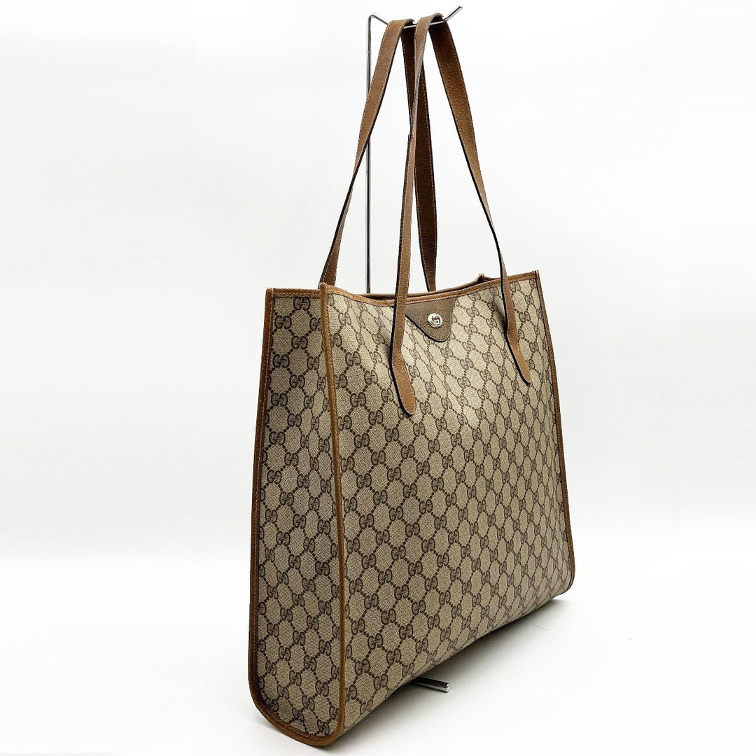 GUCCI グッチ 
 92・02・998 トートバッグ 
GGスプリームキャンバス/レザー  ベージュ
