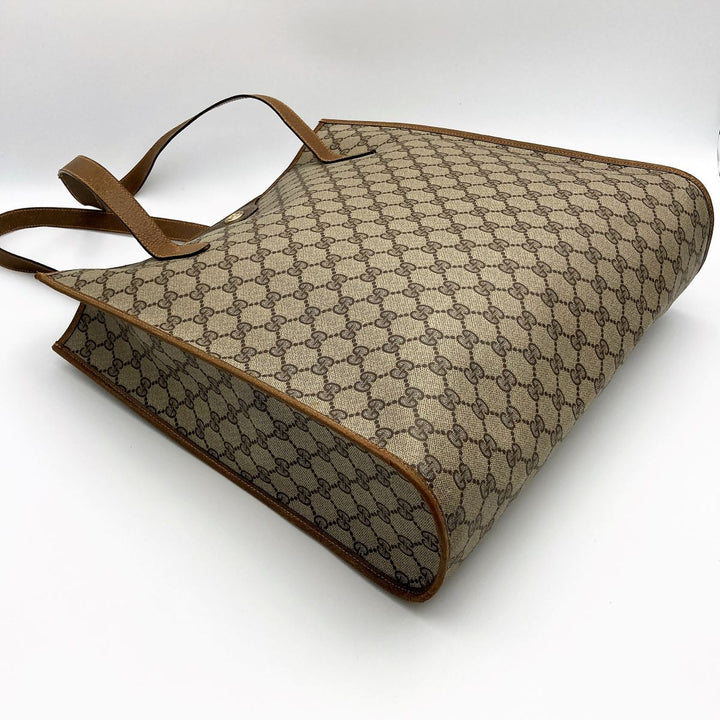 GUCCI グッチ 
 92・02・998 トートバッグ 
GGスプリームキャンバス/レザー  ベージュ