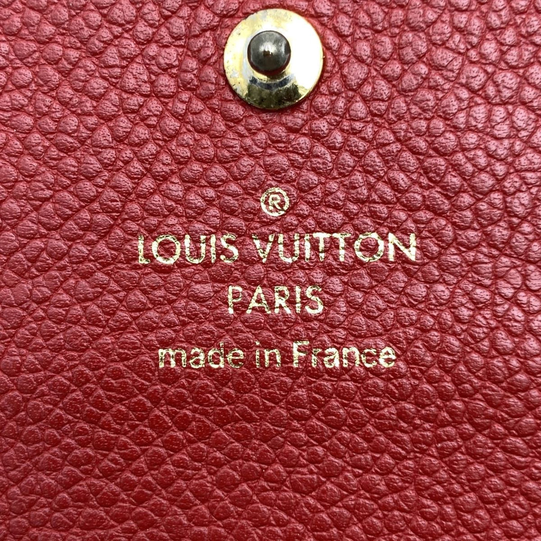 LOUIS VUITTON ルイ・ヴィトン 
 M61836  長財布 
PVC/レザー  レッド