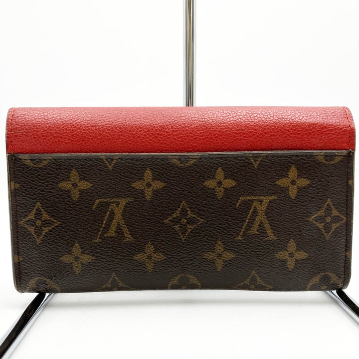 LOUIS VUITTON ルイ・ヴィトン 
 M61836  長財布 
PVC/レザー  レッド