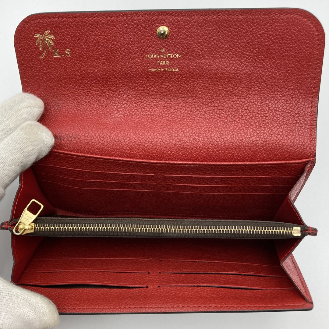 LOUIS VUITTON ルイ・ヴィトン 
 M61836  長財布 
PVC/レザー  レッド