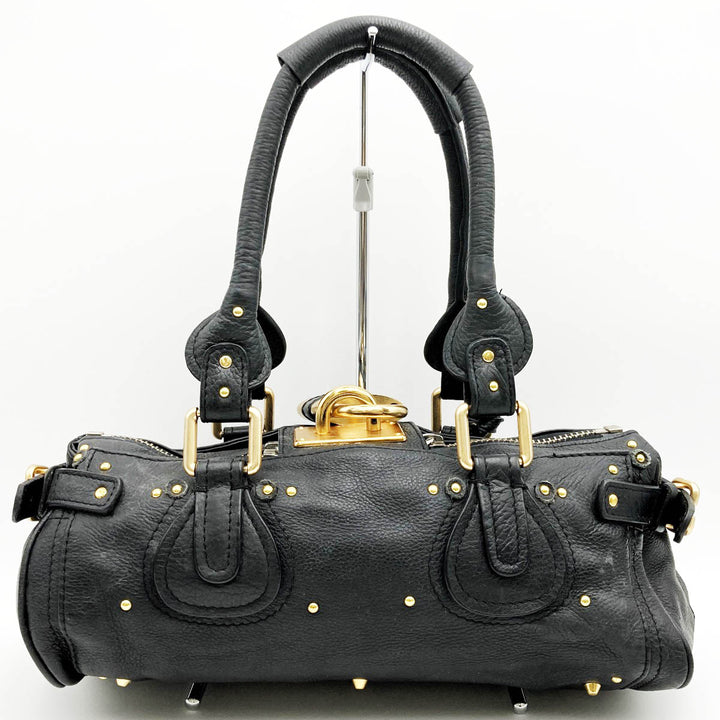 Chloe クロエ 
 パディントン 03 05 53 ショルダーバッグ 
レザー ブラック