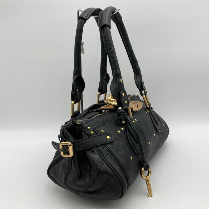 Chloe クロエ 
 パディントン 03 05 53 ショルダーバッグ 
レザー ブラック