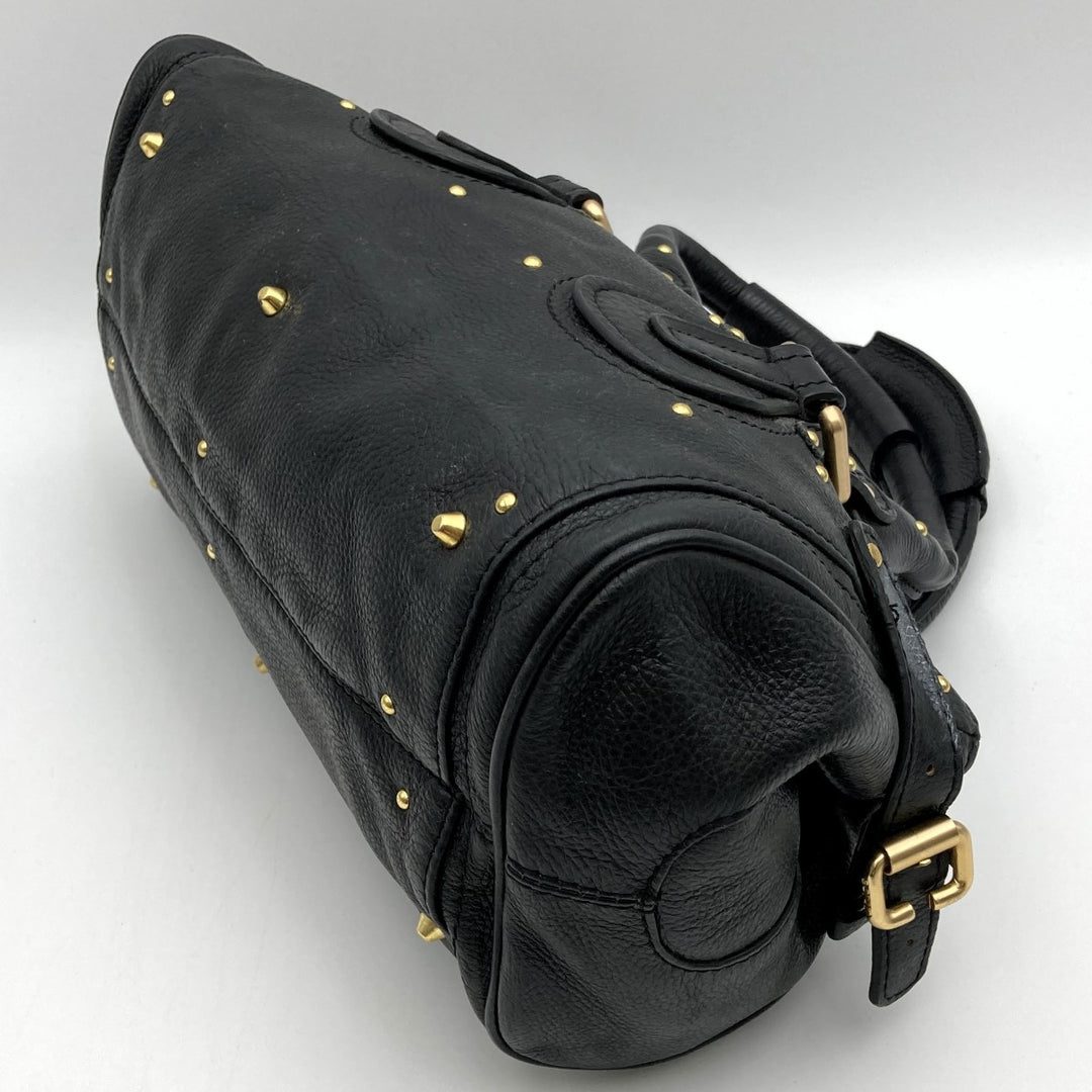 Chloe クロエ 
 パディントン 03 05 53 ショルダーバッグ 
レザー ブラック