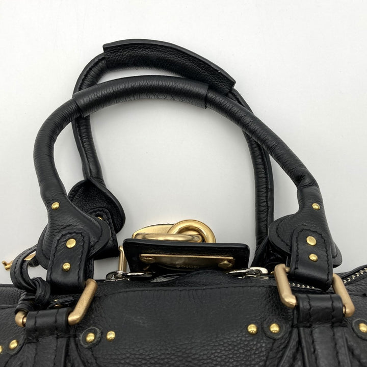 Chloe クロエ 
 パディントン 03 05 53 ショルダーバッグ 
レザー ブラック