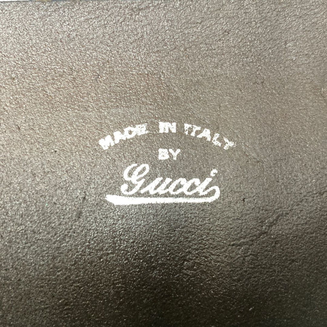 GUCCI グッチ 
 ポーチ 
スウェード ブラウン