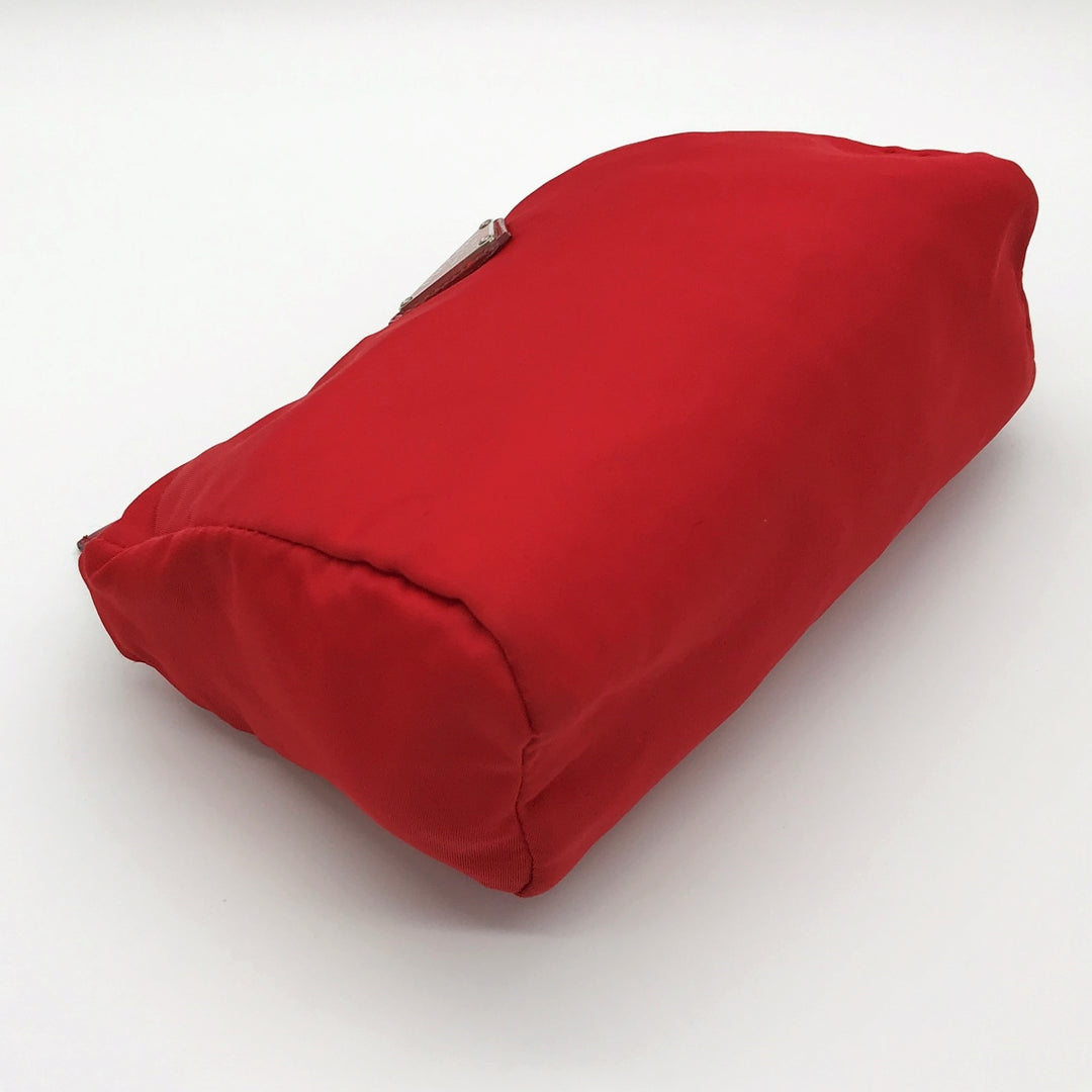 PRADA プラダ 
 ポーチ 
ナイロン レッド