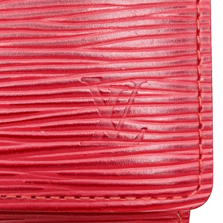 LOUIS VUITTON ルイ・ヴィトン 
 アンヴェロップ カルト ドゥ ヴィジット M5658E カードケース 
PVC レッド