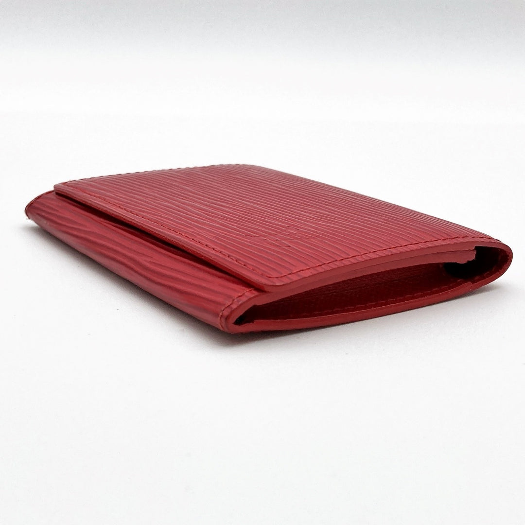 LOUIS VUITTON ルイ・ヴィトン 
 アンヴェロップ カルト ドゥ ヴィジット M5658E カードケース 
PVC レッド