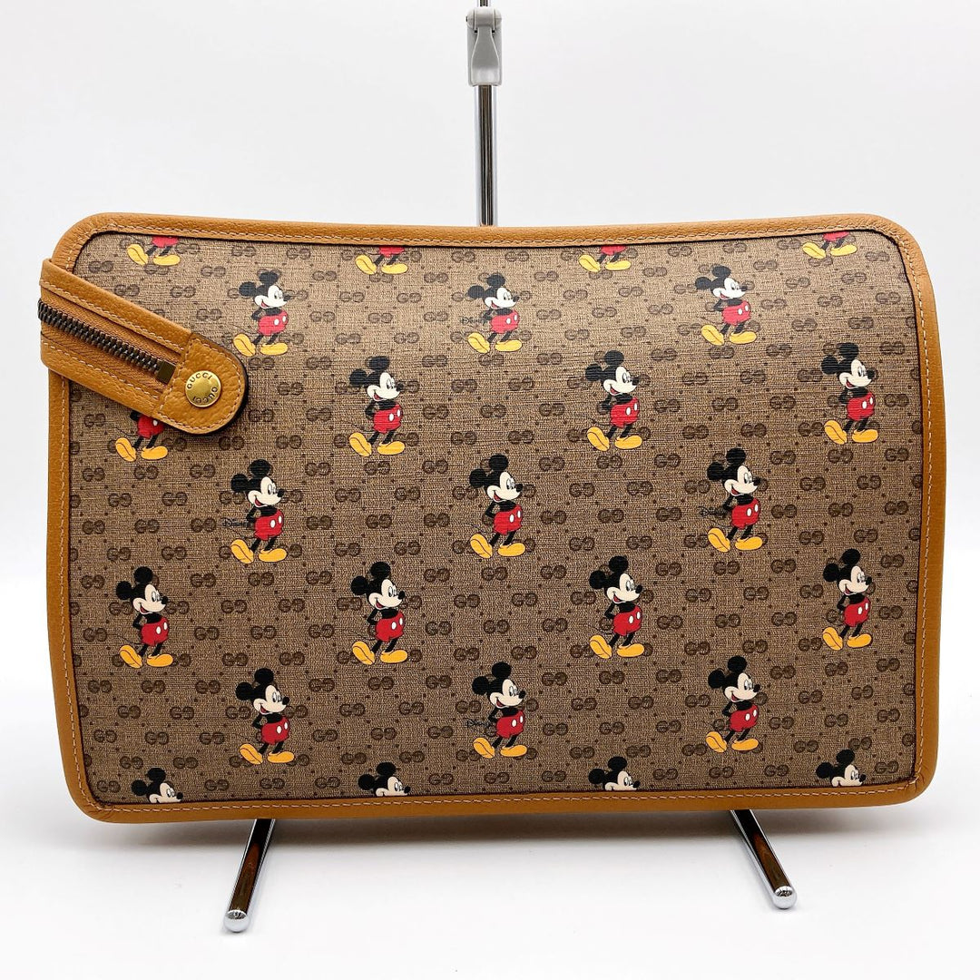 GUCCI グッチ 
 602552 クラッチバッグ 
PVC ブラウン